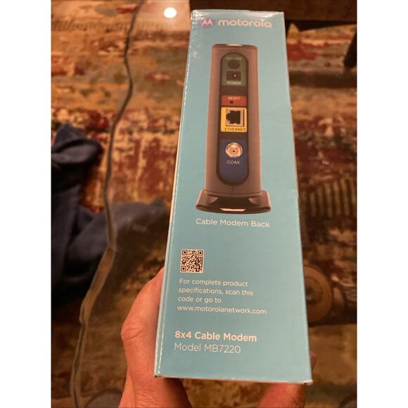 Motorola 8x4 CABLE MODEM Model MB7220 New - Picture 7 of 16